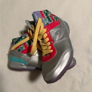 Fila  High top Silver and Multicolor Women's Sneakers